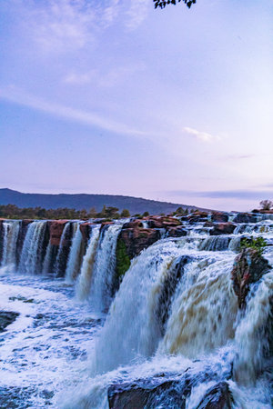 Iguazu Waterfalls, Argentina. The Iguazu Falls is the largest waterfall in Argentina.