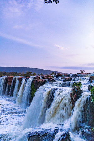 Iguazu Waterfall in Argentina, South America. Iguazu Falls is one of the most beautiful waterfalls...