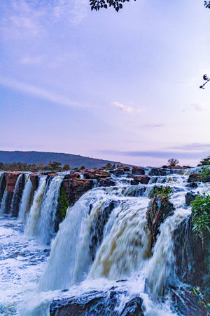 Waterfalls.