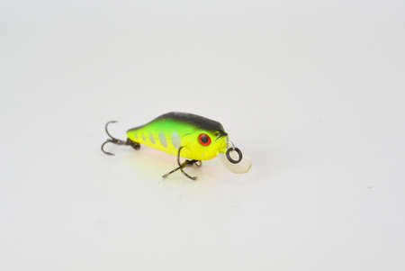 bright bait with two steel hooksの写真素材