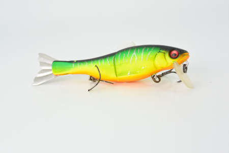 mega bass bait with two steel hooksの写真素材