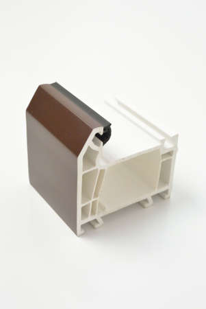 the piece of color pvc window profileの写真素材
