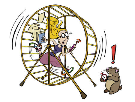 Running the hamster wheel out of time