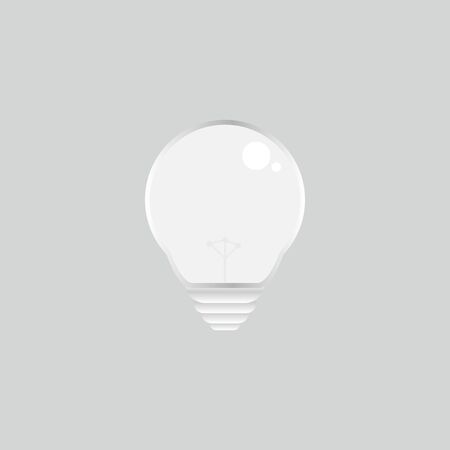 illustration vector of bulb design on grey backgroundのイラスト素材