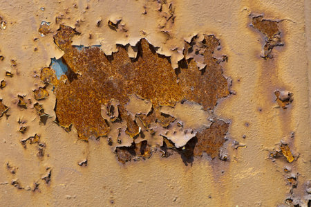 orange, rusty surface - uneven background