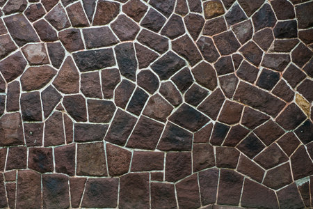 stone background - wall built of stone and concrete