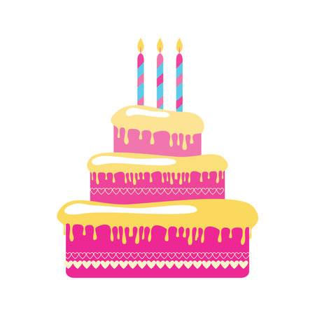 blank - a birthday cake