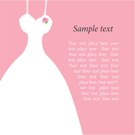 template for wedding invitationsのイラスト素材