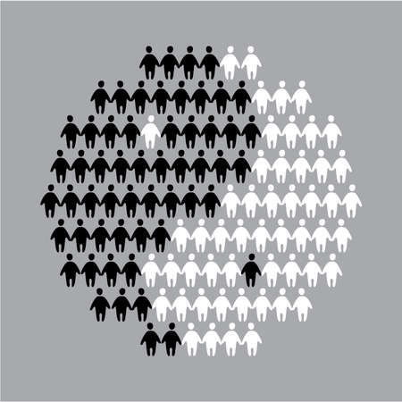 symbol of yin and yangのイラスト素材