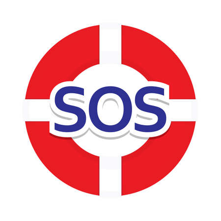 Sign / symbol sos - the international distress signal.のイラスト素材
