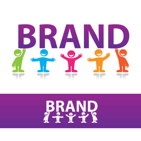 Creating a brand.のイラスト素材