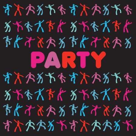 Poster - party. The idea for the design.のイラスト素材
