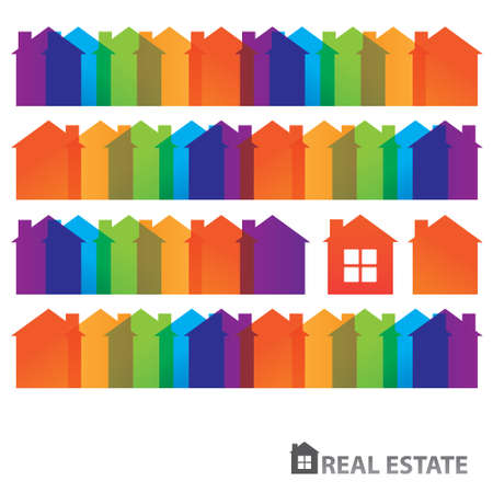 Rental housing. Home sales. Property. Real Estate. vectorのイラスト素材