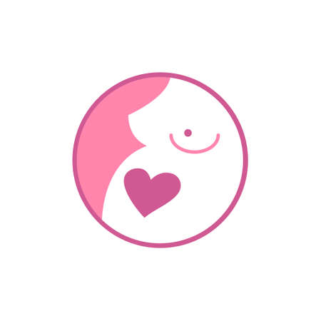 Symbol of pregnancy  signのイラスト素材