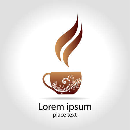 Coffee - design template logoのイラスト素材