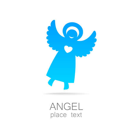 Angel - symbol of love, hope, care, Christmas.のイラスト素材