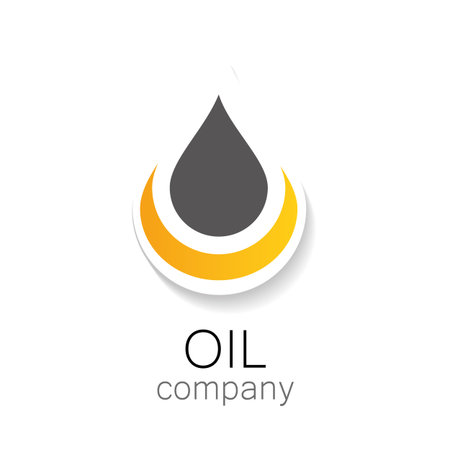 Chemical and oil industries. Logo Design.のイラスト素材