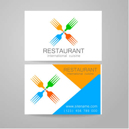 Restaurant Template designのイラスト素材