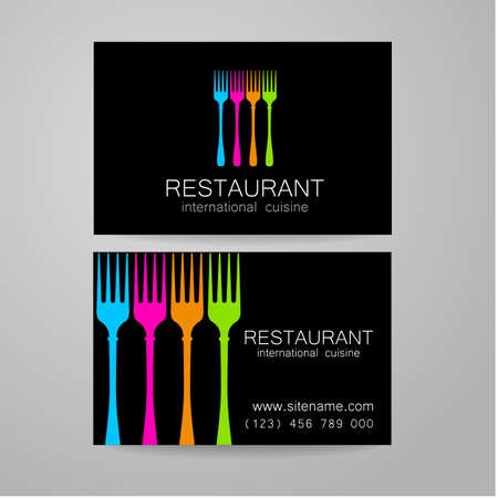 Restaurant Template designのイラスト素材