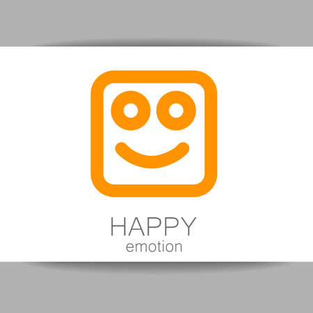 Positive emotions, happy games, entertainment sphere. Vector graphic illustration.のイラスト素材