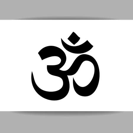 Om - hinduism symbol.のイラスト素材