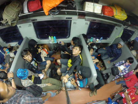 Travelers train indonesiaのeditorial素材