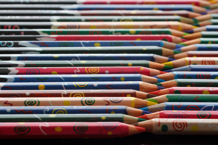 Coloured pencilsの写真素材