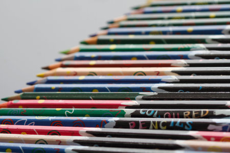 Coloured pencilsの写真素材