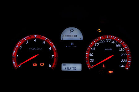 car dashboard gauges