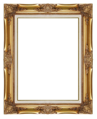 photo frame isolated on white background