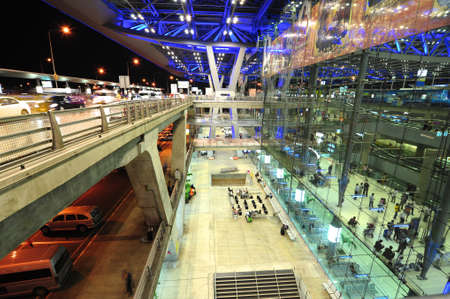Suvarnabhumi Airport in Bangkok Thailandのeditorial素材