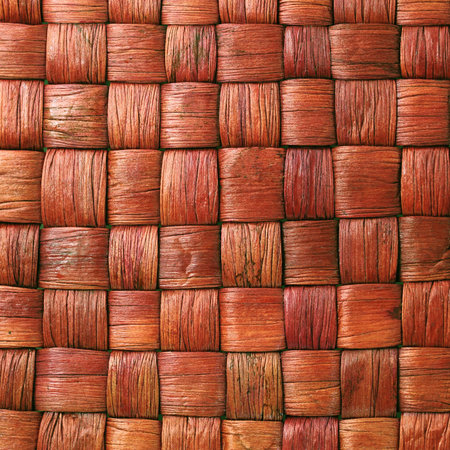 basket weave textureの写真素材