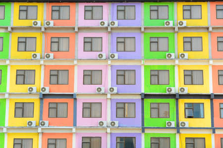 Multi Colored Apartmentの写真素材