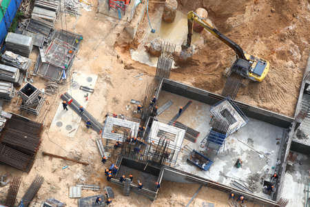 construction sideの写真素材