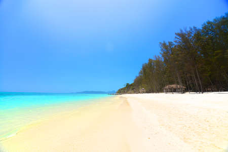 Tropical beach, Koh Pai in Krabi Thailandの写真素材