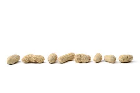 Peanuts isolated on white