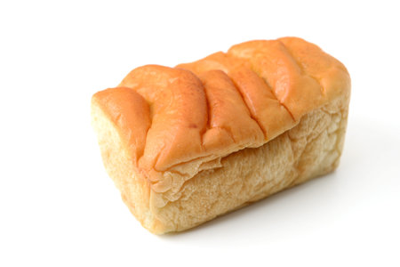 Bread isolated on white