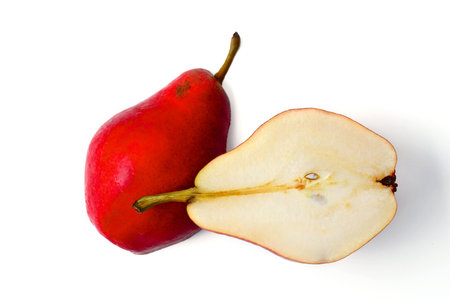 pear fruit isolatedの写真素材