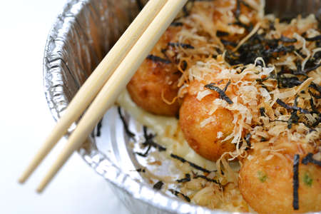 takoyaki japanese foodの写真素材