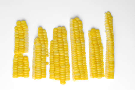 corn slicedの写真素材