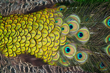 peacock feathers