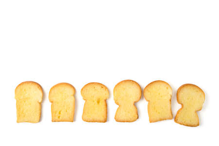 butter bread toastの写真素材