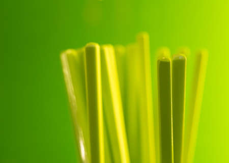 close up green chopsticksの写真素材