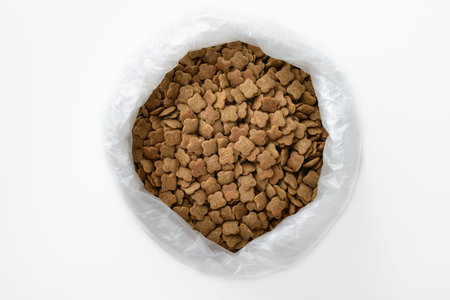 pet food in plastic bag