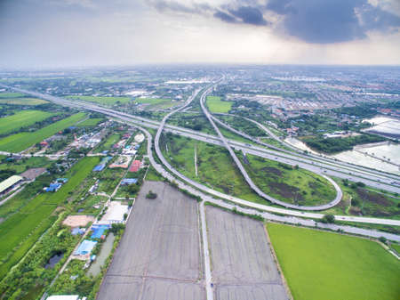 Freeway in Bangkok Thailandの写真素材