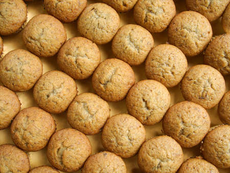 banana muffin cakeの写真素材