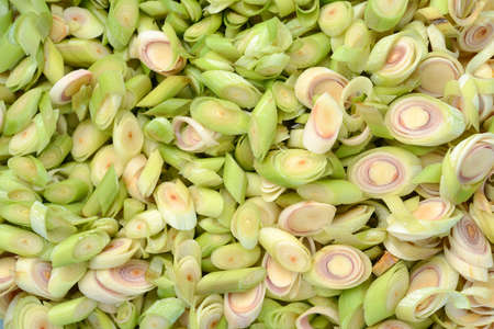 lemon grass sliceの写真素材