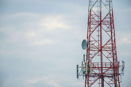 telecommunication towerの写真素材