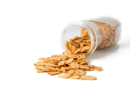 fried garlicの写真素材