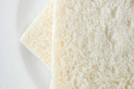 white bread sandwich serve on a dish